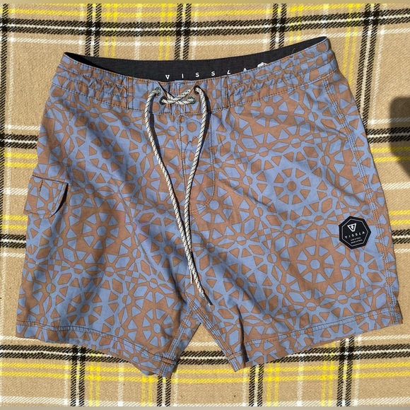 VISSLA Other - Like New Vissla Patterned Quick Dry Swim Trunks